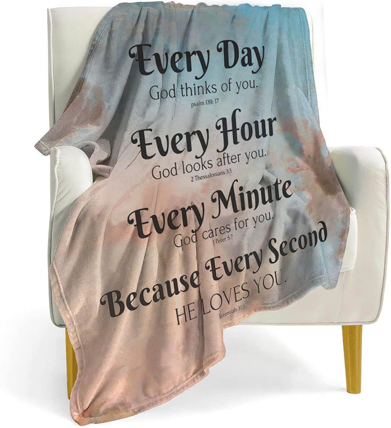 Faith & Comfort Blanket - A Daily Reminder of God’s Love, Peace & Protection