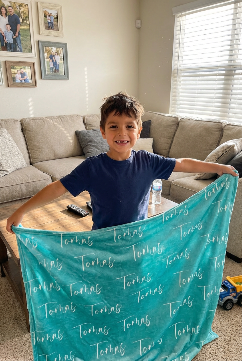 Personalized Baby Name Blanket