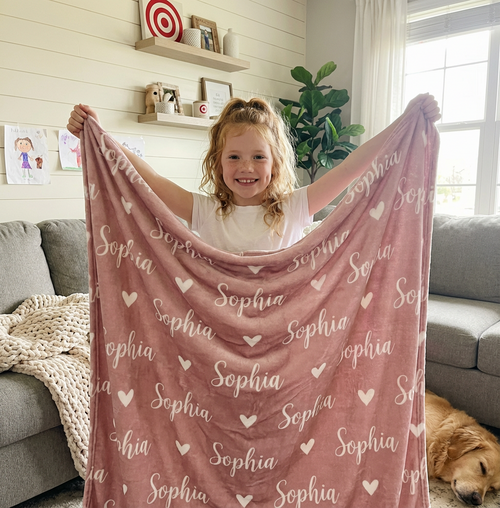 Personalized Baby Name Blanket